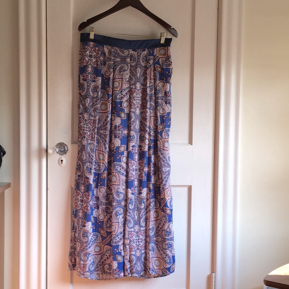 Anthro silky lounge/palazzo pants NWOT